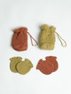 Gold Glow Rust Bottle Cover With Mitten Set