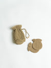 Aqua Fern Bottle Cover With Mitten Set
