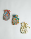 Multi Color Bottle Cover With Mitten Set Of 3
