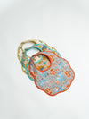 Multi Color Organic Cotton Baby Bib Set of 3