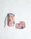 Multi Color Bottle Cover With Mitten Set Of 2