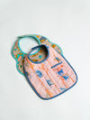 Multi Color Cotton Organic Baby Bib Set of 2