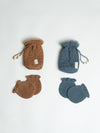 Amber/Indigo Bottle Cover with Mittens Set