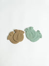 Aqua Fern Bottle Cover With Mitten Set