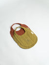 Gold/ Rust Double Gauze Bib Set