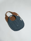 Brown Indigo Double Gauze Bib Set