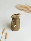 Aqua Fern Bottle Cover With Mitten Set