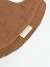 Brown/ Indigo Double Gauze Bib Set