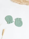 Aqua Fern Bottle Cover With Mitten Set