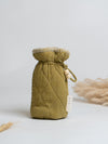 Gold Glow/ Rust Bottle cover with Mittens set