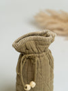 Aqua Fern Bottle Cover With Mitten Set
