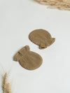Aqua Fern Bottle Cover With Mitten Set
