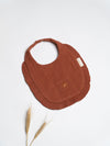 Gold/ Rust Double Gauze Bib Set