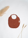 Gold/ Rust Double Gauze Bib Set