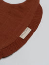 Gold/ Rust Double Gauze Bib Set
