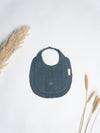 Brown/ Indigo Double Gauze Bib Set