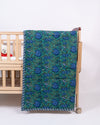 Rolly Cotton Playmat And Multi Color Block Printed Blanket Set