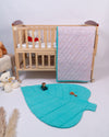 Lila Self Woven Baby Blanket