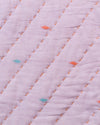 Lila Self Woven Baby Blanket