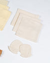 Ivory Elora Wash Cloth Mitten Set