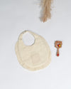 Ivory Elora Double Gauze Bib Set