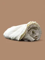 Yellow & Off White Organic Double Gauze Swaddle Set - Image 3