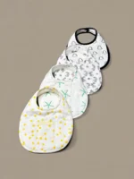 Multicolor Organic Cotton Bibs Set - Image 2