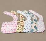 Multicolor Organic Cotton Bibs Set