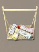 Multicolor Organic Cotton Swaddle Set - Image 2