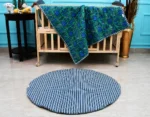 Multicolor Cotton Block Printed Baby Blanket - Image 2