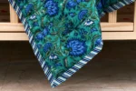 Multicolor Cotton Block Printed Baby Blanket - Image 3