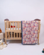 Patchy Khadi digital Printed Baby Blanket