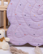 Viola Self Woven Cotton Baby Blanket - Image 2