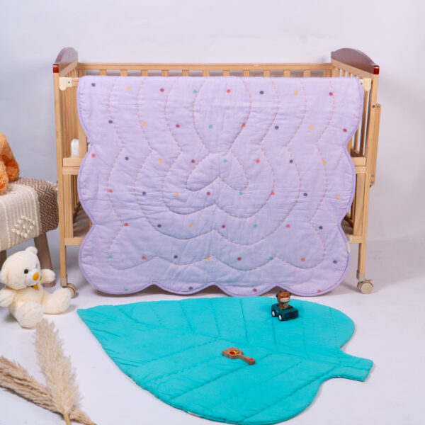Lunleaf playmat and Viola self woven blanket set