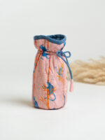 Multi Color Cotton Printed Bottle cover with Mittens set - Image 5