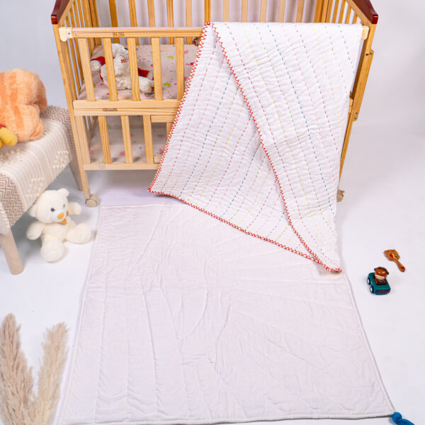 Ivory Playmat and Mystic Blanket Set